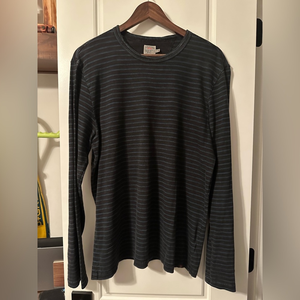 Faherty striped long sleeve